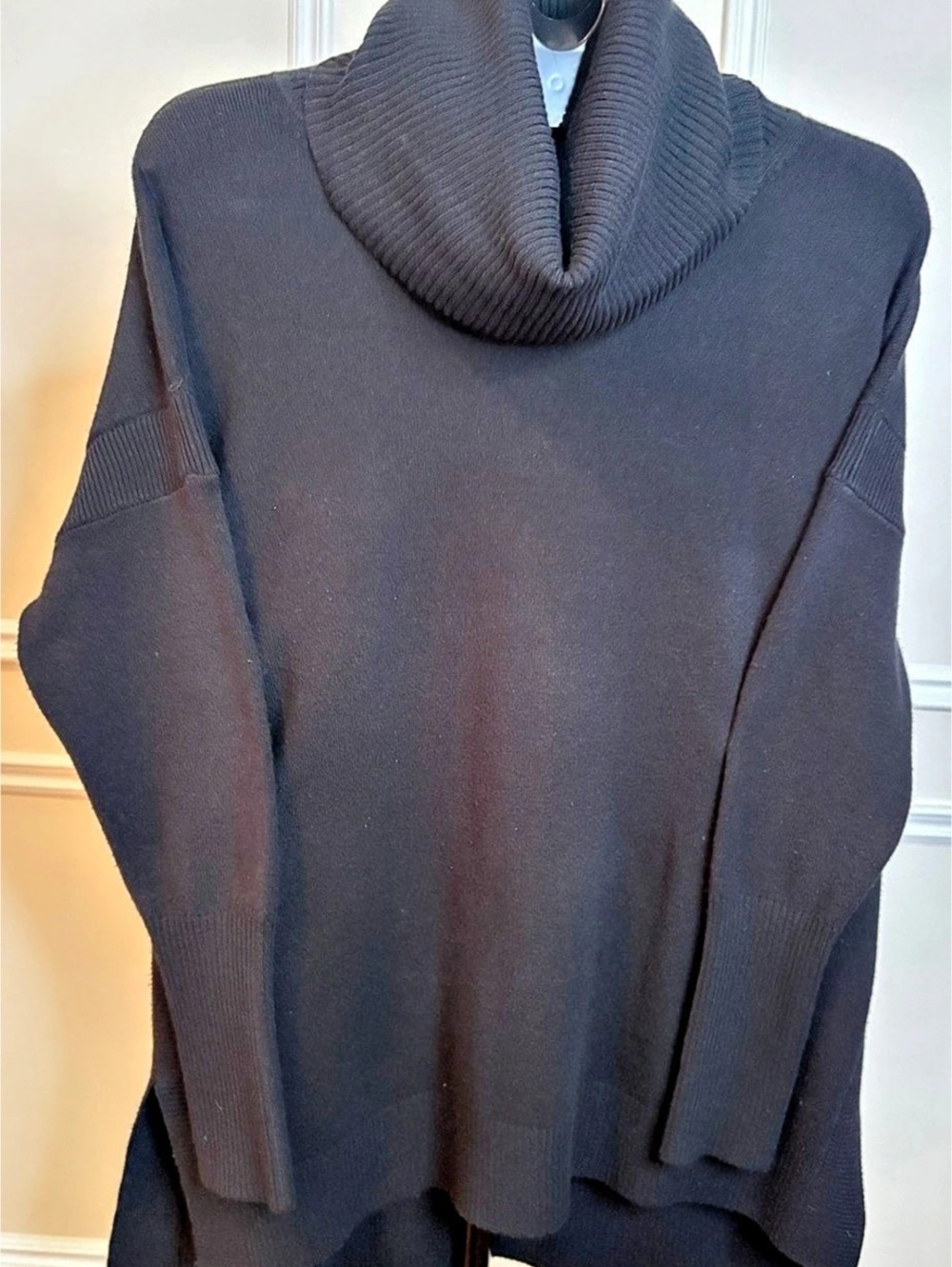 French Connection โBabysoftโ Black Cowl Neck Sweater for Women